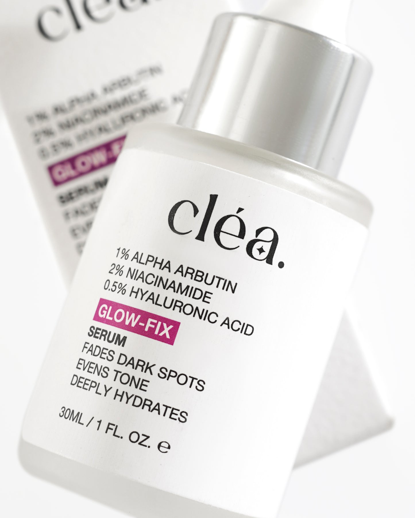 Clea brightening face serum Pakistan with alpha arbutin niacinamide and hyaluronic acid for glowing skin