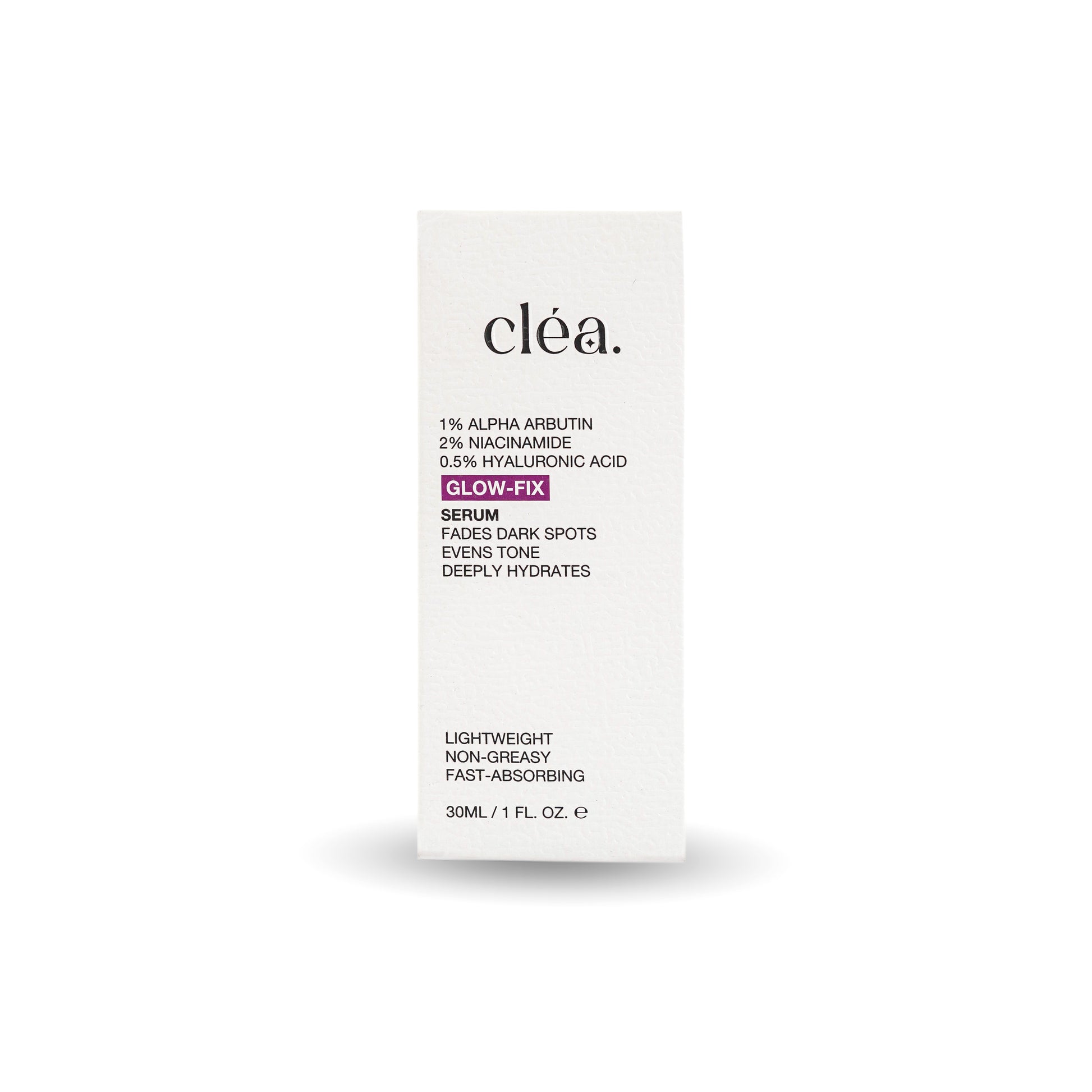 Clea brightening face serum Pakistan with alpha arbutin and hyaluronic acid for glowing skin