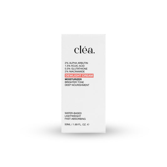 Clea Dewlight Cream brightening moisturizer for face with alpha arbutin and kojic acid 50ml